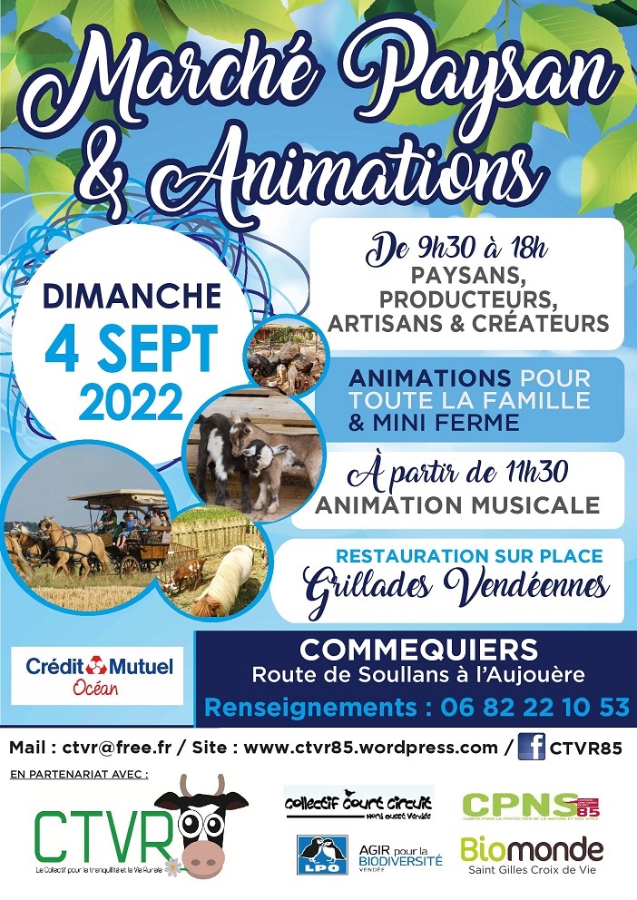 Affiche marché Paysans 2022 petite définition