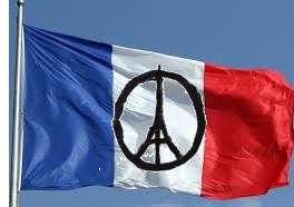 drapeau francais et paix