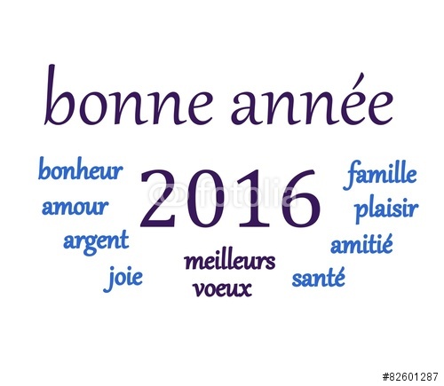 bonne annee 2016